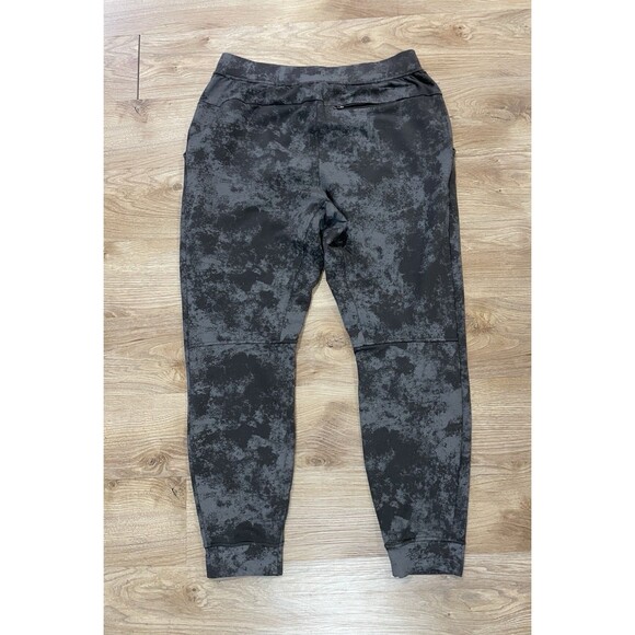 Lululemon Joggers Mens L Black Gray City Sweat Stretch French Terry Casual 29” - Picture 5 of 6